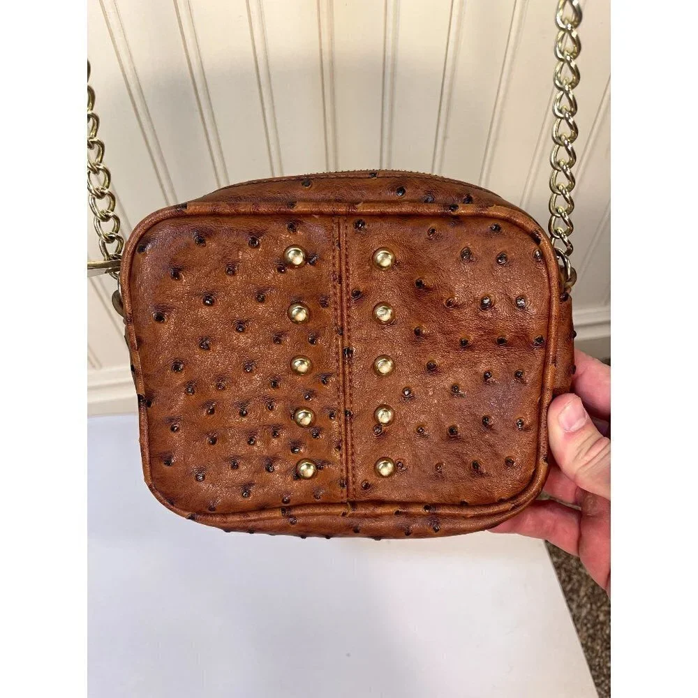 STEVE Madden ostrich print crossbody bag